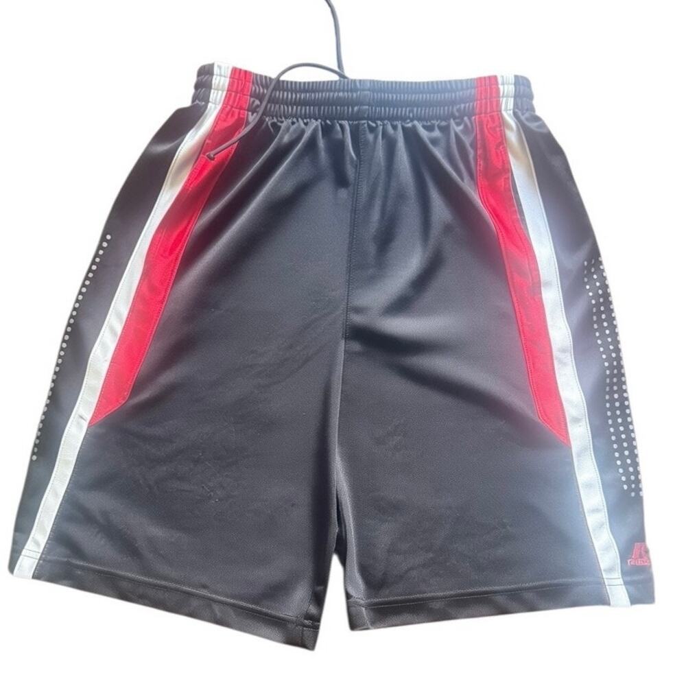 Russell Athletic Youth Dri-Fit Basketball Shorts 14-16 Red/Black